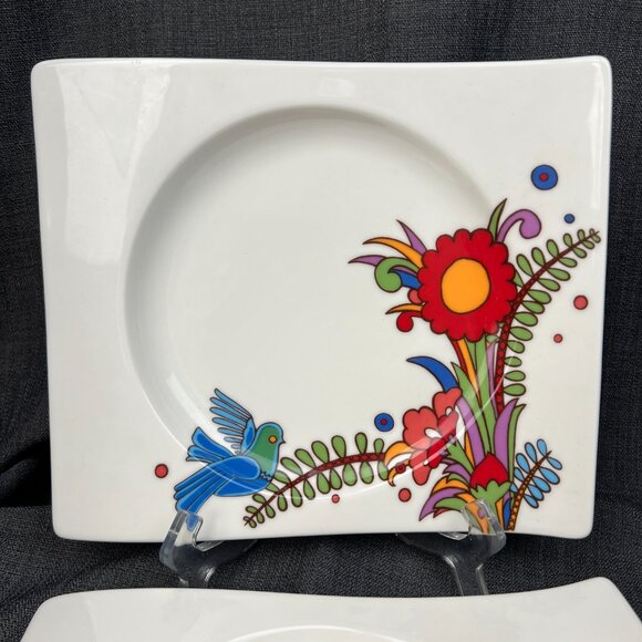 Villeroy & Boch New Wave Acapulco Salad Plates NWT NewWave - Picture 3 of 5